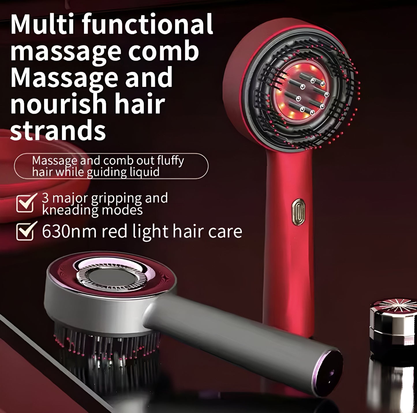 Red Light Scalp Massage Comb