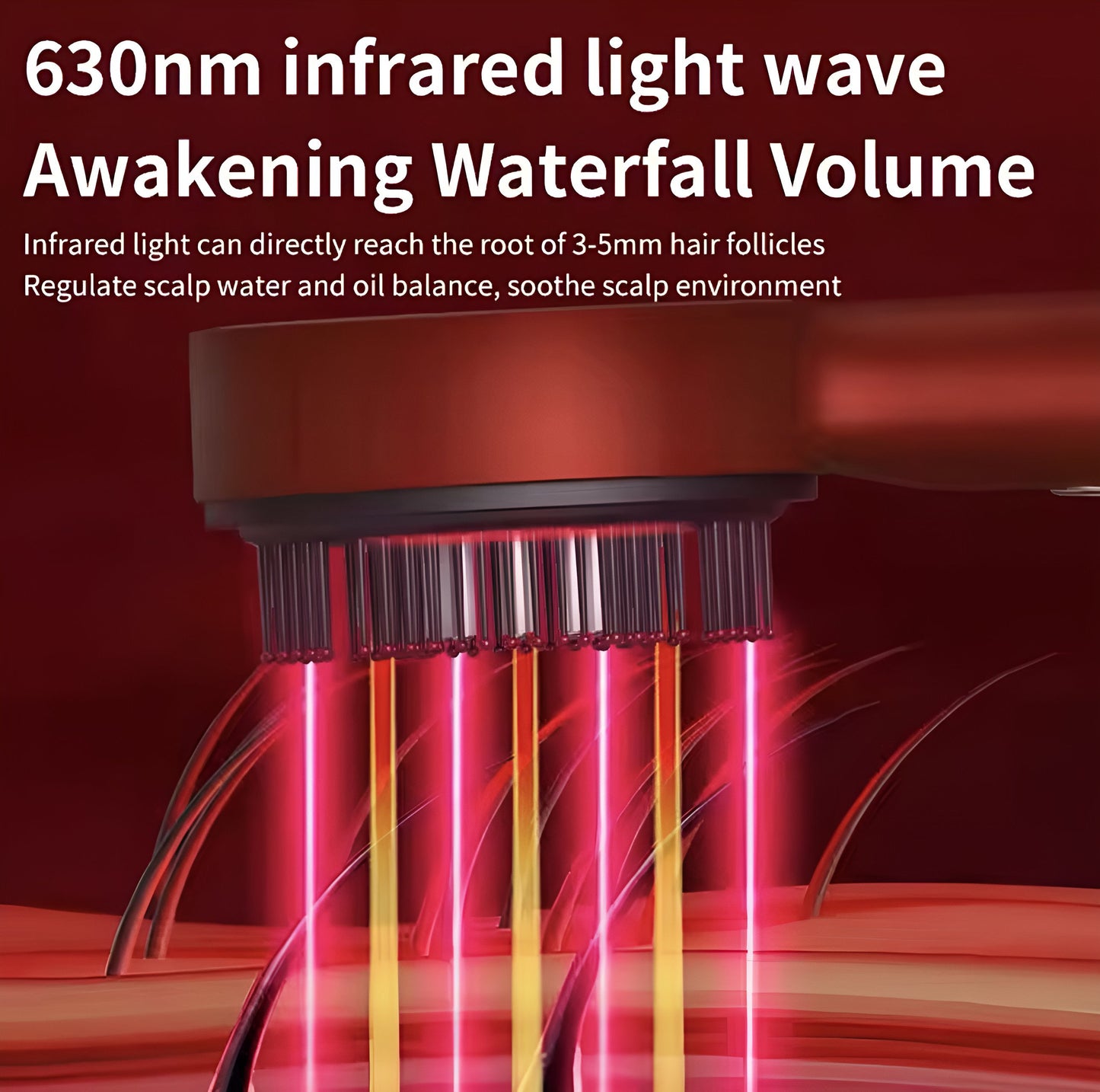 Red Light Scalp Massage Comb