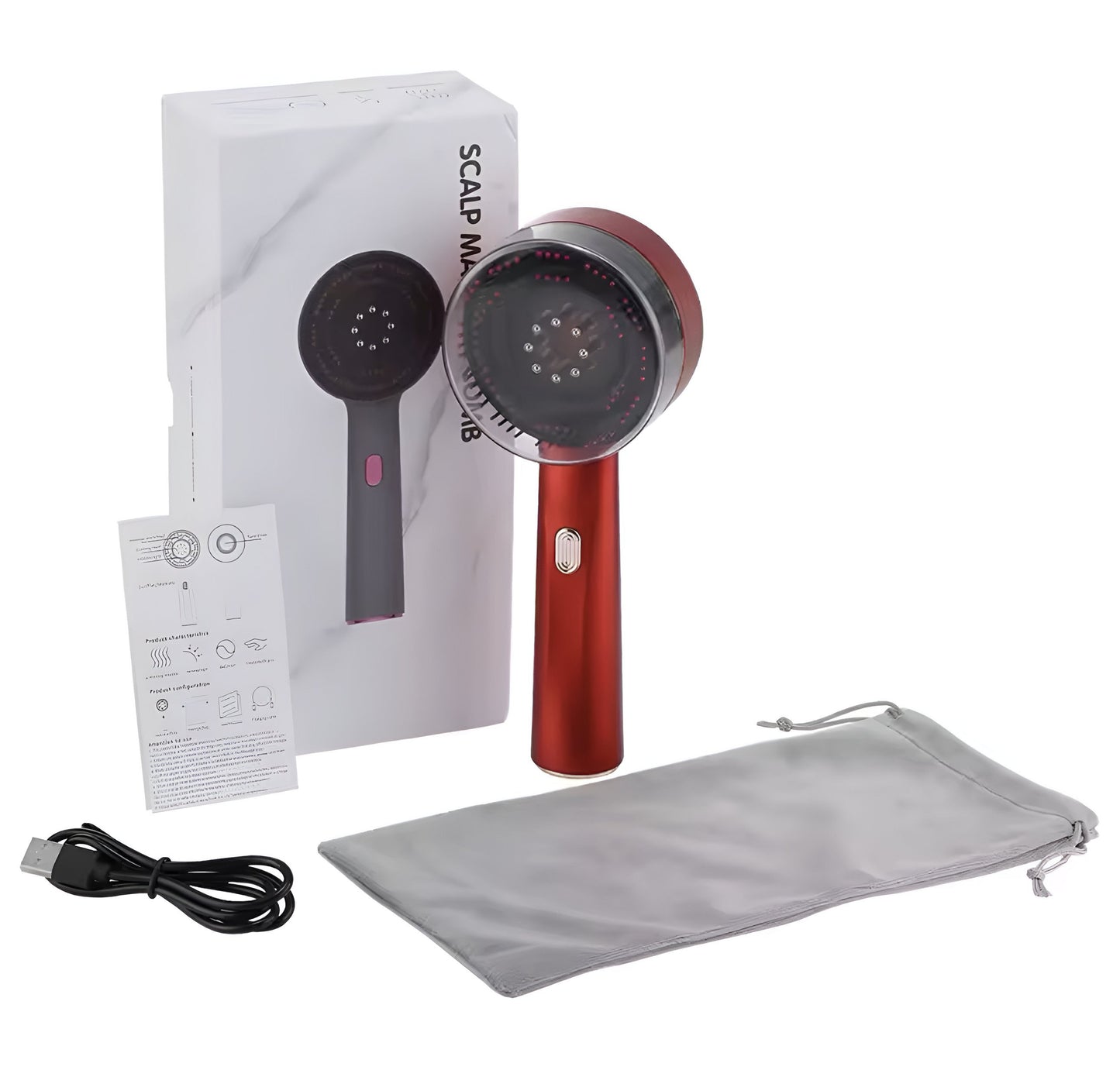 Red Light Scalp Massage Comb