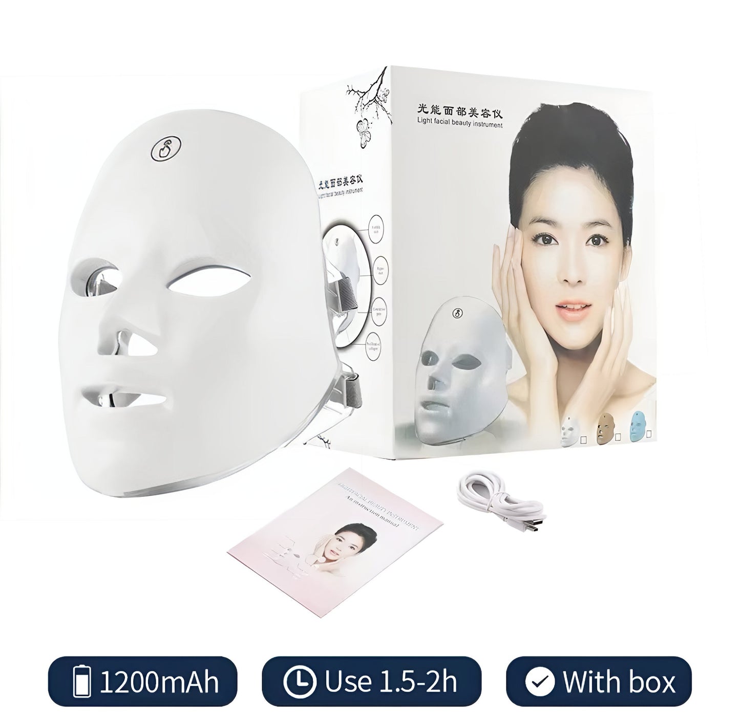 Facial & Neck LED Mask