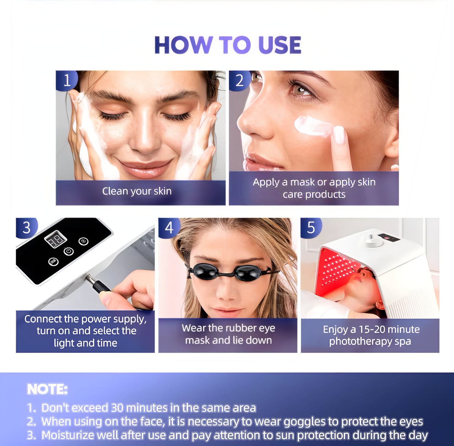 Red Light Foldable Lamp